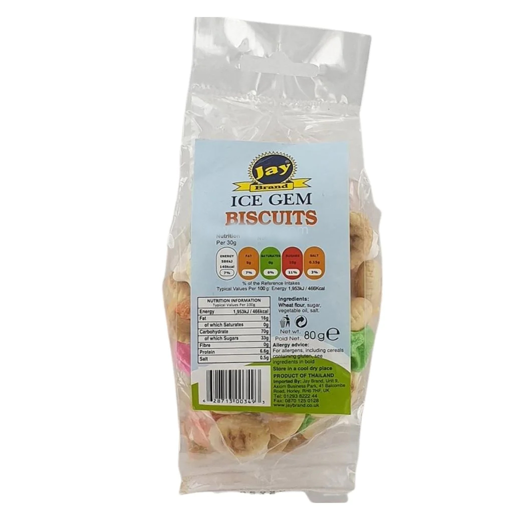 Jay Ice Gem Biscuits 80G