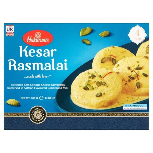 Haldirams 500G Kesar Rasmalai