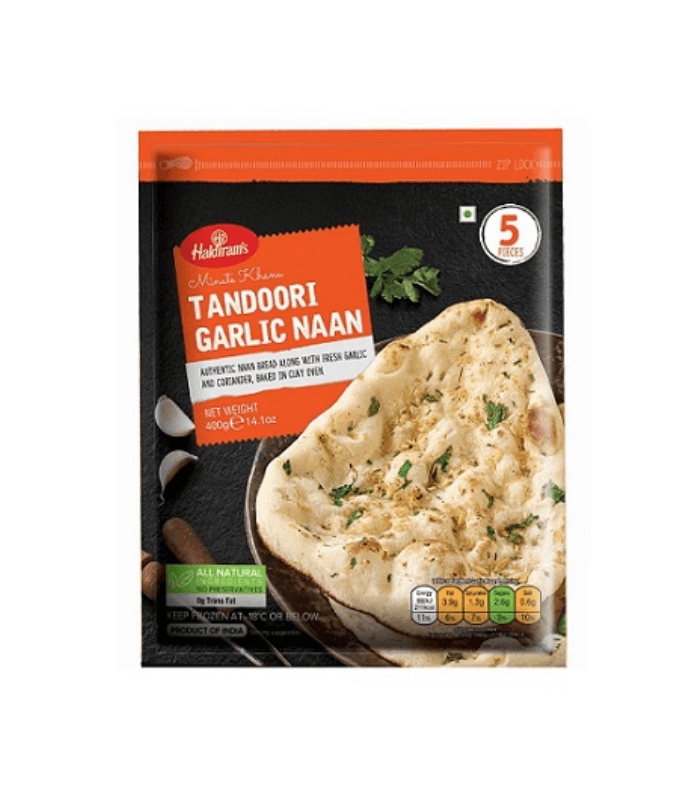 Haldirams Tandoori Garlic Naan 400G 