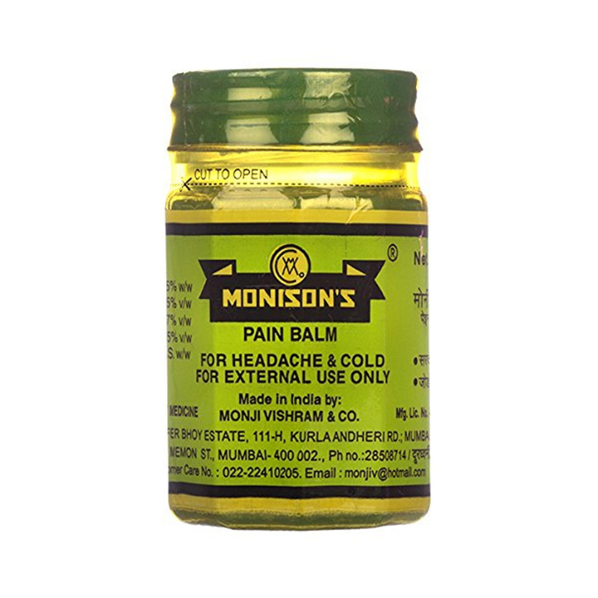 Monison's Pain Balm 100G